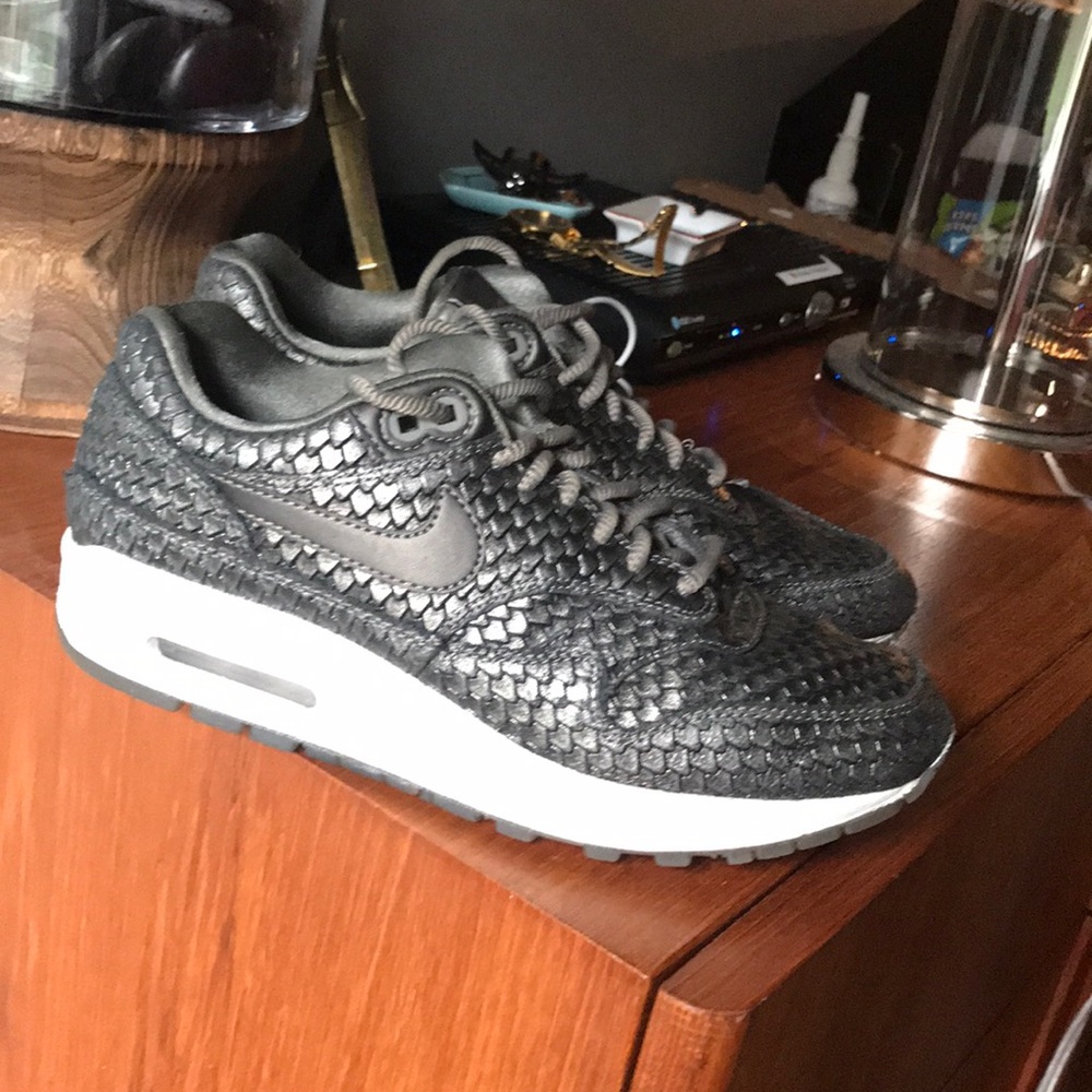 Nike air max 1 premium metallic pewter reptile